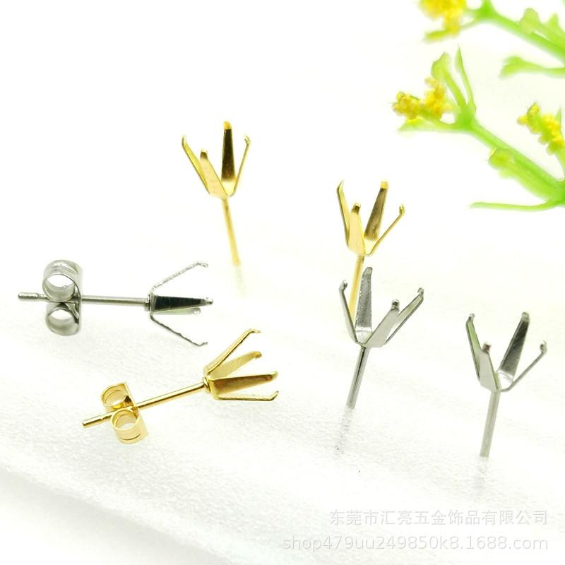 四爪锆石耳钉3_副本