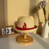 Sombreros de paja para niños al por mayor, sombreros redondos con ala de oso guiñando súper lindos para niños y niñas, sombreros de sol de verano para exteriores