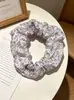 Venda Direta do Fabricante: Scrunchie de Rede Super Fada com Alta Elasticidade, Camada Dupla, Prendedor de Cabelo Cor Doce Estilo Floresta