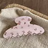 Pinza de garra de lunares estilo coreano, pinza para el pelo modelo nuevo de alta gama 2026, pinza de tiburón grande exquisita para cabello grueso