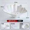 Plato para servir sashimi de melamina, plato decorativo comercial, plato para hielo, plato para servir res y pescado, plato decorativo para mariscos y salmón