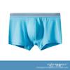 Cuecas Masculinas de Algodão Antibacteriano Confortáveis de Alta Qualidade, Boxer Masculino Respirável de Cor Sólida de Cintura Média Atacado