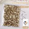 Manicura de diamantes de Año Nuevo champán plano diamante de cristal de forma especial tamaño grande pequeño mini gota de agua amor diamante joyería para uñas