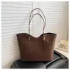 Moda Estilo Coreano Estampado de Leopardo Bolso Grande para Mujer 2026 Primavera Nuevo Bolso Tote Retro Gran Capacidad Bolso de Hombro Casual
