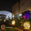 Luz Solar de Arenisca Resina Sandstonelight Lámpara de Jardín Árabe Poste de Lámpara Patio Villa Exterior