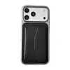Nuevo modelo adecuado para iPhone 17 Pro Max, funda tipo libro con patrón de lichi y tarjetero, funda protectora anticaídas para Apple 18 Pro Max