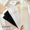Meias de renda preto e branco primavera e verão malha fina mid-tube meias empilhadas doce lolita meias estilo japonês na moda