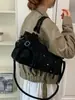Bolso de ante retro de gran capacidad para debajo del brazo para mujer 2026 nuevo bolso cruzado de otoño e invierno estilo coreano bolso de un solo hombro para el día a día