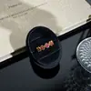 Anillo de Trébol de Cuatro Hojas con Circonita Estilo Corte Francés Nuevo para Mujer Exquisito Diseño de Flor Incrustada Sentido de Diseño Nicho Abierto Ajustable