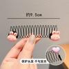 Versión Larga Artefacto para Acabado de Cabello Roto Infantil Clip para Cabello de la Parte Posterior de la Cabeza Clip para Cabello Roto Adorno para la Cabeza de Niña Peine para Cabello Lala de Niña