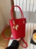 Nova Moda Primavera 2026 Bolsa de Mão Estilo Balde, Bolsa de Ombro Elegante com Contraste de Cores para o Dia a Dia, Bolsa Transversal Tendência de Alto Valor