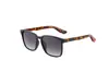 Celebriedad de Internet Mismo Estilo Europeo y Americano Montura Grande Moda Gafas de Sol Retro Combinan con Todo Hombres y Mujeres Disparo Callejero Moderno Adelgazantes Gafas de Sol Transfronterizas
