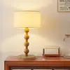 Directamente del fabricante, lámpara de pie de madera maciza estilo vintage, lámpara de pie de madera con cuentas estilo nórdico para sala de estar, dormitorio y ambiente de casa de huéspedes