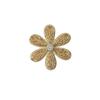 Venta transfronteriza 7.5cm cuentas para uñas 6 flores pequeñas versátil zapatos y sombreros de verano bolsos tocado accesorios para el cabello pequeños accesorios
