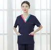 Ropa de Lavado de Manos para Quirófano Ropa de Trabajo de Doctor de Manga Corta para Hombre Manga Larga Ropa de Verano Dental Ropa para Cepillado de Manos Traje de Enfermera Mujer
