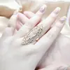 Anéis Populares Europeus e Americanos com Design Especial e Preço Promocional para Mulheres, Anéis Trendy em Ouro Rosé, Joias para Melhor Amiga, Vendas Diretas da Fábrica