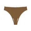 Serie de Tangas de Encaje Ondulado Zeriluna Sin Costuras de Tiro Bajo Suaves y Cómodos para la Piel Moda