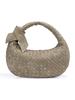 Bolso Tejido a Mano Vintage de Moda Transfronteriza para Otoño e Invierno Bolso Casual Vintage Tipo Dumpling Bolso de Mano Bolso de Hombro Bolso Sobaco
