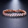 Ai Er Mosha Pulseira Europeia e Americana Pulseira Joias Moda Cristal Colorido Pulseira Salgueiro Cobre Zircônia Pulseira Atacado