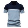 Polo de punto de manga corta para hombre, novedad de verano 2025, con solapa de comercio exterior a juego, informal, de manga corta, para hombre
