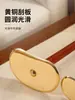 Placa de Masaje Gua Sha de Latón Puro para Tai Chi con Mango Largo para Auto-Masaje en la Espalda y Todo el Cuerpo, Adecuada para Uso en Casa, Cuidado de la Salud de los Meridianos