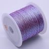 Hilo dorado de 3 hebras 6 hebras 9 hebras hilo de color mágico pulsera de cuerda trenzada de color cuerda de color cuerda trenzada hecha a mano hilo de jade material para bricolaje