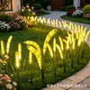 Luces LED solares de suelo para exteriores para decoración de paisajes de jardín, iluminación ambiental para césped de patio, venta directa de fábrica