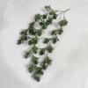 Efecto de tinte en flor de plástico no regresa, no cambia color verde de boda planta verde fresca pequeña material de hoja hierba creciente niebla
