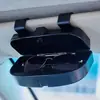 Estojo de Óculos para Carro Clipes de Óculos para Quebra-sol do Carro Caixa de Armazenamento de Óculos Multifuncional para Carro Caixa de Armazenamento para Carro