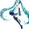 Hatsune Miku Verde Lago Dulce Estilo Natural Doble Cola de Caballo Convención de Anime Cosplay Cabello Largo Liso Cosplay de Hatsune
