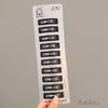 Clip de Cabello Bb Negro Mate Transparente Estilo Coreano Accesorio para el Cabello Pasador, Paquete de 10 Clips de Cabello Bb para Flequillo