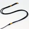 Cordón Colgante Ajustable Sencillo Colgante de Jade Colgante Hecho a Mano Cuerda Ágata Dorada Joyería de Cristal Cadena para Clavícula Collar Cuerda