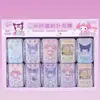 Cartas de Juego Láser Familia Sanrio de Dibujos Animados Kuromi con Caja de Almacenamiento Juego de Mesa Mini Póker Divertido Juego de Cartas
