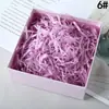 Venta al por mayor de fábrica papel de rafia triturado relleno para caja de dulces de boda varios colores papel plisado 1 kg