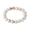 Pulsera de Piedra Shoushan Azul Pulsera Multitalla Joyería de Bucle Dulce Regalo para Pareja Regalo Simple para Hombres y Mujeres Mejor Amigo