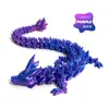Atacado Transfronteiriço Brinquedos de Ovo de Dragão e Conjunto de Dragão Impressos em 3D, Figuras de Dragão com Pedras Preciosas, Presentes, Brinquedos Criativos Decorativos Tendência