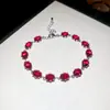 Pulseira Coração Borboleta de Zircônia Colorida Super Brilhante, Luxo Leve, Sensação de Alta Qualidade, Pulseira Versátil, Design Requintado, Acessório de Mão da Moda