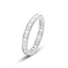 Anillo Cerrado de Circonio de Color Brillante de Verano Transfronterizo Plata S925 con Incrustaciones de Color Tesoro Luz de Lujo Anillo Simple Estilo Europeo y Americano