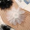 Estilo Francés Broche de Alta Gama de Malla Gipsófila Pedrería Camelia DIY Hecho a Mano Accesorios de Ropa
