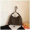 Moda Retro Bolso de Mujer para Viajes Transfronterizo Nuevo Estilo Versátil Bolso de Hombro Textura de Cuero Suave Gran Capacidad Bolso de Hombro