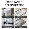 Sellador de Juntas para Azulejos Impermeable y Antimoho de Inglés Completo para Cruces de Frontera, para Lavabos, Baños, Inodoros y Relleno de Juntas de Azulejos