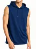 Marca Independente 2026 Masculino Verão Sem Mangas Fitness Cordão Versátil Regata Estilo Americano Cool Cor Sólida Camisa em Estoque