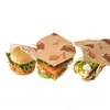 Papel Envoltorio para Sándwiches Absorbente de Grasa Impermeable a la Grasa Papel para Pan de Arroz Hamburguesa Papel Recubierto Papel de Cera Aceite para Pan Papel de Aceite Grado Alimenticio para Hornear