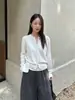 Estilo Coreano Minimalista Tg, Bolso Cruzado Pequeño de Cuello Redondo Limpio, Cárdigan de Punto con Cremallera para Mujer, Modelo Primavera 2026 26456