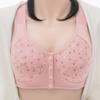 Nuevos Íntimos con Botón Frontal Estampado, Estilo Chaleco para Mujer, Sujetador para Edad Media y Adulta Mayor, Íntimos de Talla Grande Sin Varillas para Mujer