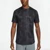 Camiseta Esportiva de Secagem Rápida com Camuflagem Sazonal para Homens, Estilo Europeu e Americano, Caimento Solto, Tamanho Grande, Roupa de Academia, Treino ao Ar Livre, Corrida, Manga Curta