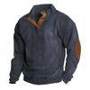 Otoño e Invierno nueva chaqueta exterior para hombre de venta caliente transfronteriza Amazon de pana casual con cuello alto suéter de manga larga en stock