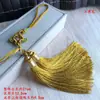 Accesorios para Joyería DIY Nudo Chino Colgante para Coche Conjunto Combinación Seda de Hielo Luminoso Doble Borla Colgante de Cintura