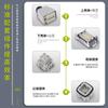 Conector Mayorista Tratamiento Plateado Carcasa de Aluminio Fundido Conector de Alta Resistencia Se Puede Usar en Muchas Ocasiones Ha Conector de Alta Resistencia