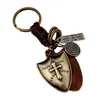 Joias Transfronteiriças Modernas Mais Vendidas Pingente Criativo Personalizado de Medalha Cruz Escudo Decoração Chaveiro de Carro Masculino